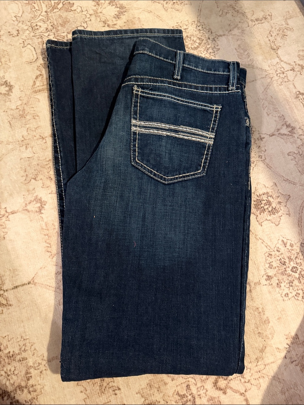 Cinch Men's Dark Indigo Straight Jeans